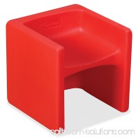 910008 Childrens Factory Multi-use Chair Cube - Polyethylene - Red - 15 x 1515 Overall Dimension
